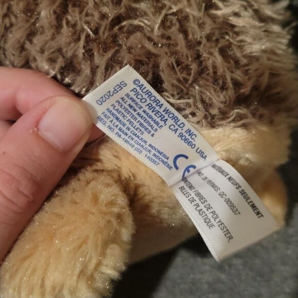 Aurora World Hedgehog Stuffed Animal Plush Toy 10" Flopsie 2020 - Picture 9 of 9